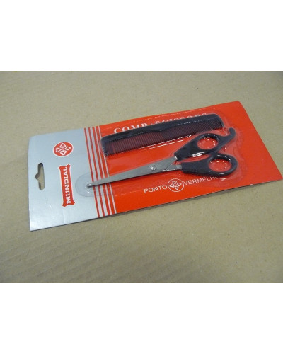 Ножницы+расческа на листе MUNDIAL S-3009/46391с