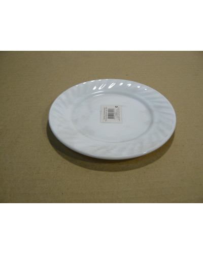 Тарелка стеклокер белая 6"(15см) (НР60 SH-1)