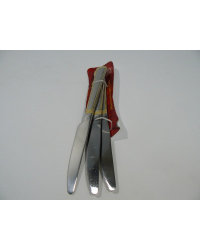Нож столовый нерж 288-4 (уп/3шт) Domina/98107