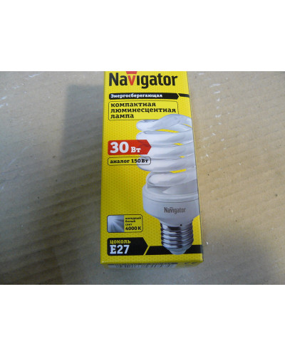Лампа Navigator энергсбер.спираль NCLP-SH 30W