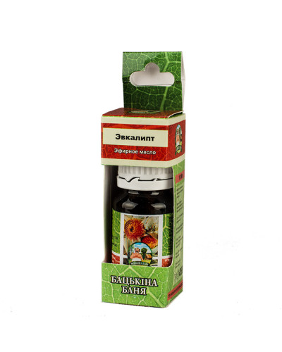 Эфирное арома-масло для бани и сауны "Эвкалипт" 10 мл