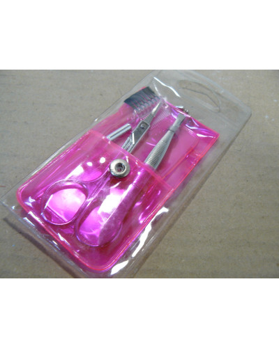 Маникюрный набор FangLin 3пр, ножн,пинц,расч (RA-595)