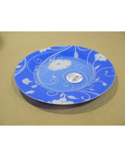 SERENADE тарелка из закал стекла d=200 мм синий (10327)