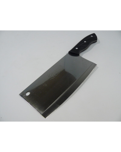 Нож кухонный (тесак) QQ-804, 17см, пласт ручка