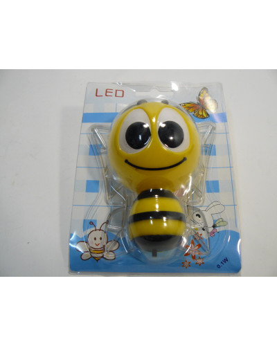 Светильник-ночник "Пчелка" 1W, от 220V, пласт