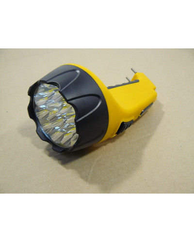 Фонарь SMARTBUY светодиод.аккум.4 LED с прямой зарядкой желтый (SBF-84-Y)