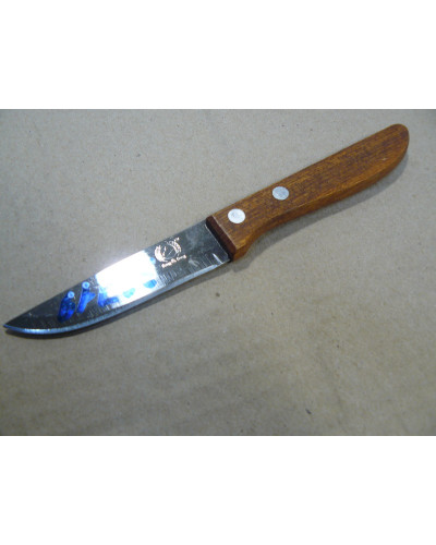 Нож кухонный SM026 7,5см, дерев ручка