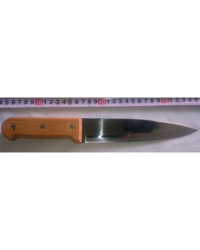 Нож кухонный ТМ-038 17см, дерев ручка