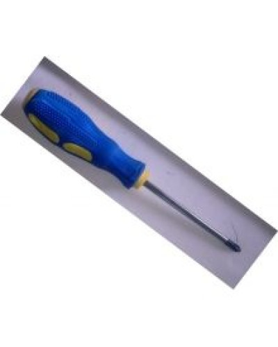 Отвертка двухцветная резин ручка 4+ , с магнитом