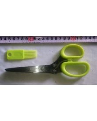 Ножницы кухонные CD7-WC838  с кистью силикон, мет, пластм. ручки
