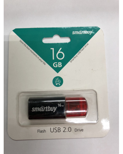 USB накопитель Smartbuy 16GB Click Black (SB16GBCl-K)