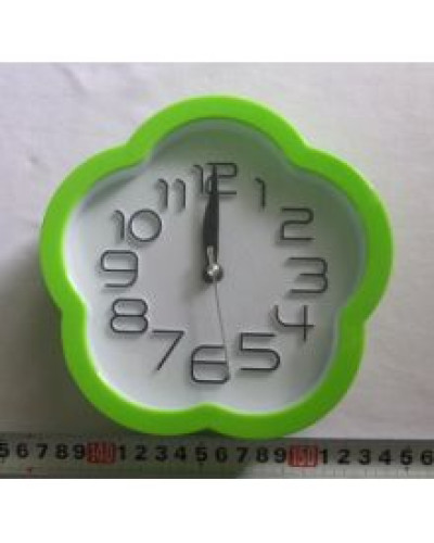 Часы будильник LP81 "Цветок" 15,3х15,3см, пласт