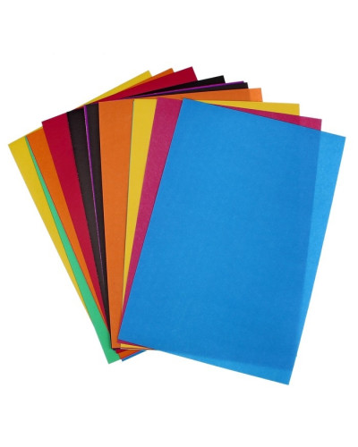 Набор цветной бумаги и картона А4 10л 5цв
