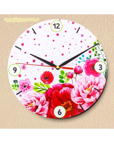 Часы "Нежные цветы"