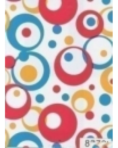 Пленка самокл. №8270 (разноцветные круги)0,45*8м D&B