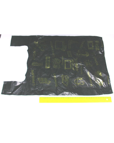 Пакет майка ПНД 30*54 электрон 20 кг. черный 16 мкм