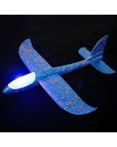 Игрушка самолет светящий 48*47см пенопласт 2212-23