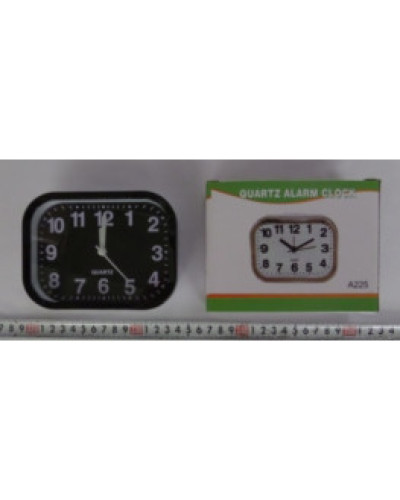 Часы будильник DSA225 прямоуг 13х10см, пласт