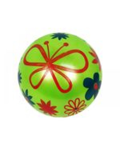 Мяч "Цветочки" глянцевый 22см пвс 1586-35