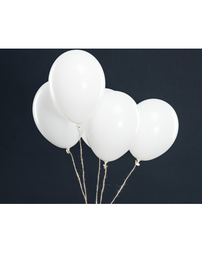 Воздушные шары триколор белые