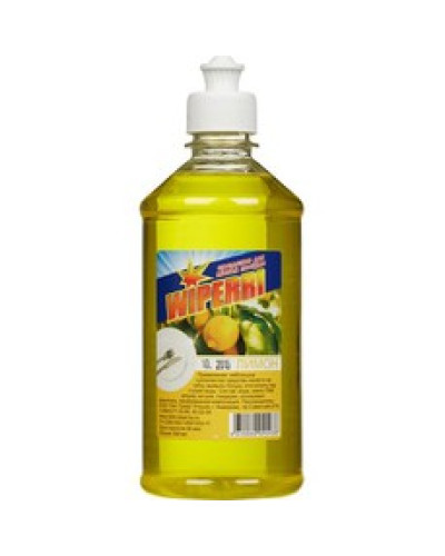 WIPERRI средство для мытья посуды с глицерином 500мл Лимон/24
