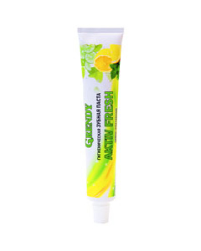 Зубная паста  GRENDY Aktiv fresh лимон+отбеливание 100гр/8083(061088) /1/1/48/