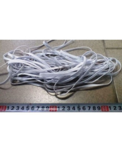 Резина бельевая Ekoflex плетеная 06мм (10м) цв белый, без упаковки