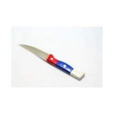 Нож кухонный,  пластм ручка - Флаг РФ 26см (лезвие 15см), пл ручка,